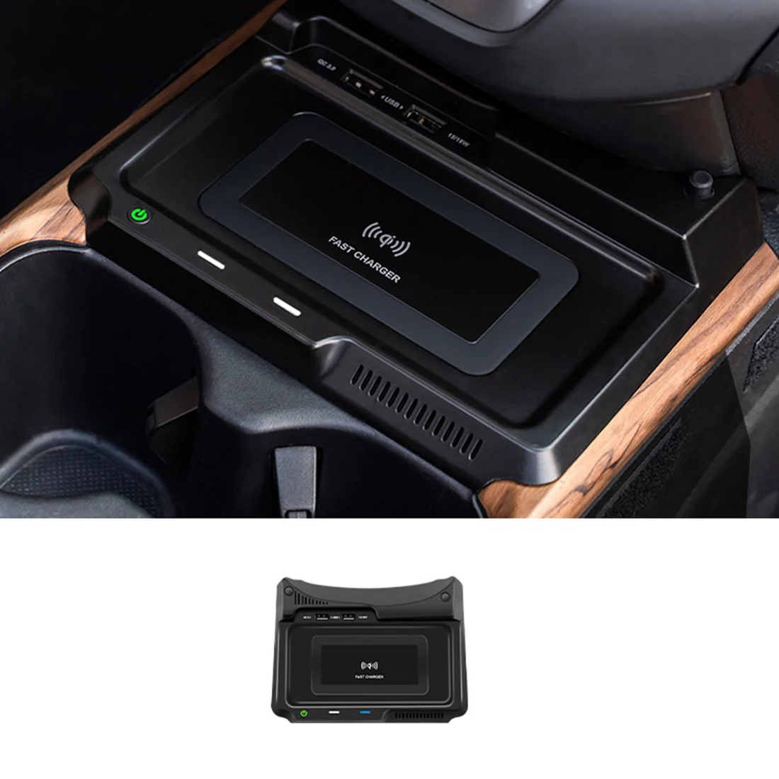 

Car Wireless Charging Board Decoration Central Control Phone Charger QI for Honda CRV 2017 2018 2019 2020