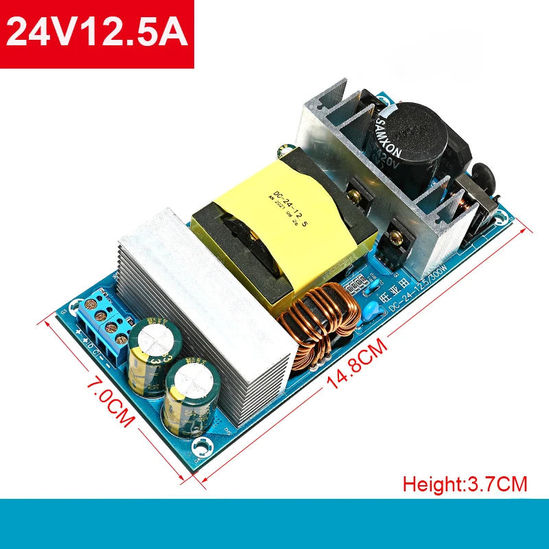 Импульсный источник питания для светодиодных ламп 100-240 В переменного тока в 24