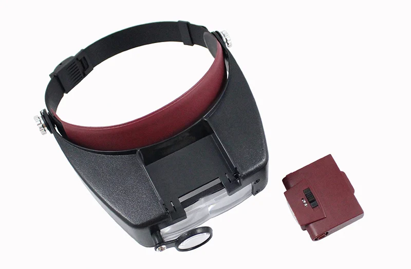 Лупа на голову со светодиодной подсветкой увеличительное стекло 1 5x 3X 6 8X для