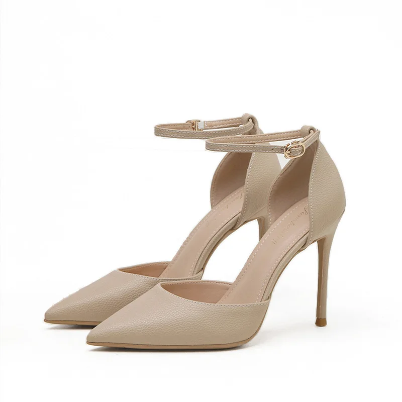 

Women's shoes 2022 summer new hollow sandals women's stiletto pointed toe with fashion simple high heels