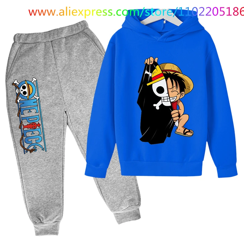 Новинка аниме цельный Луффи унисекс хип-хоп худи Детские свитшоты манга одежда