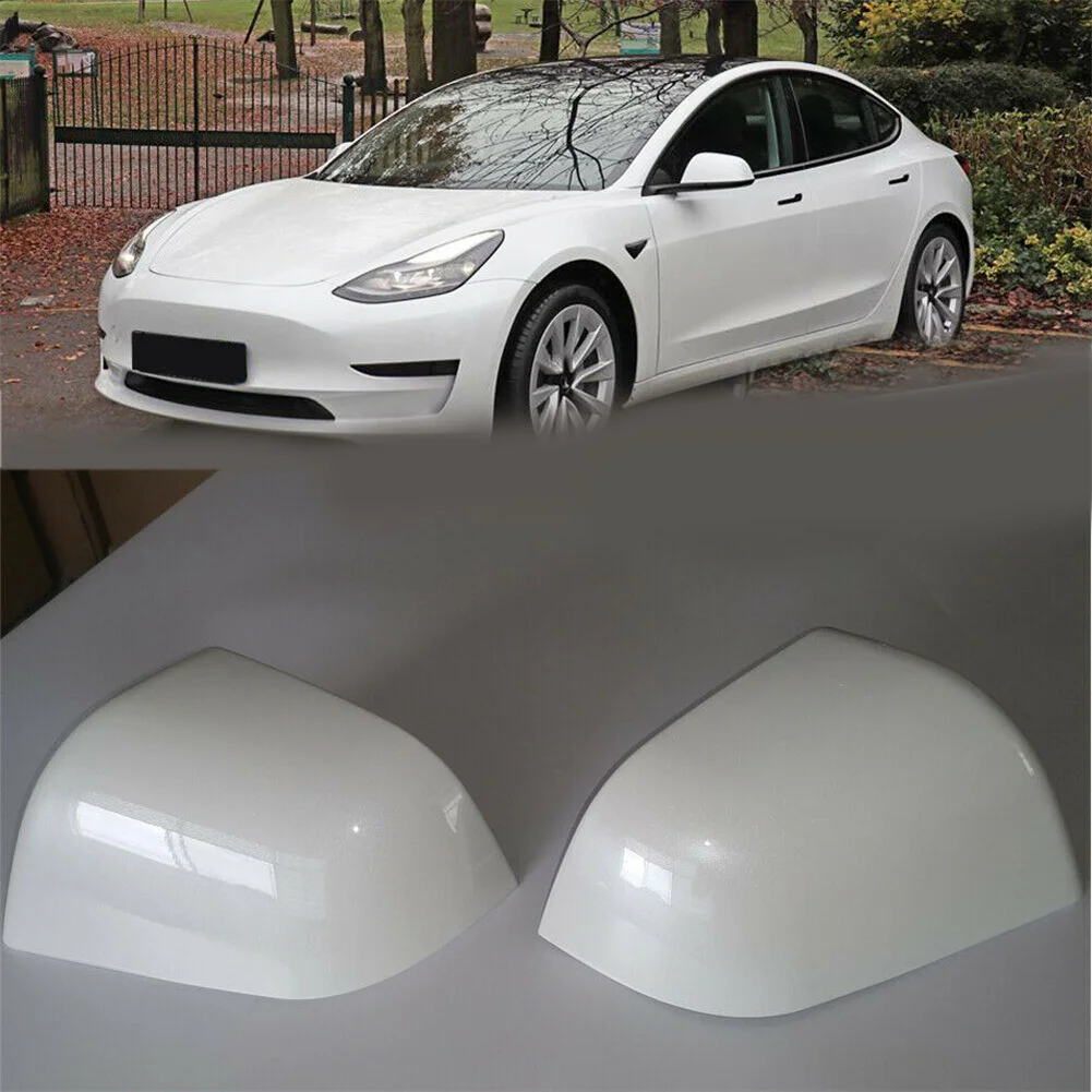

1 пара, сменная Крышка для зеркала заднего вида 17-19 Tesla Model 3 2016-2021