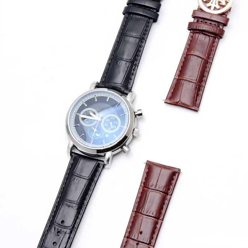Crocodile Genuine Leather Watch Strap For PP Patek Philippe Grenade 5167Ax butterfly Buckle 21 22mm Men's Women Watchband Chain