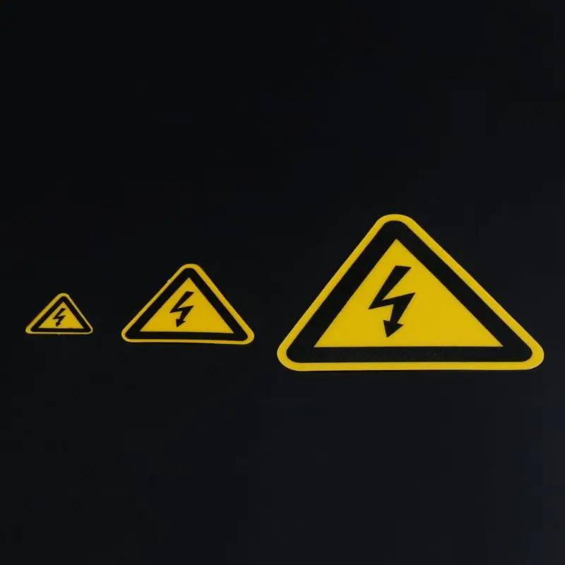 

Warning Sticker Adhesive Labels Electrical Shock Hazard Danger Notice Safety 25mm 50mm 100cm PVC Waterproof