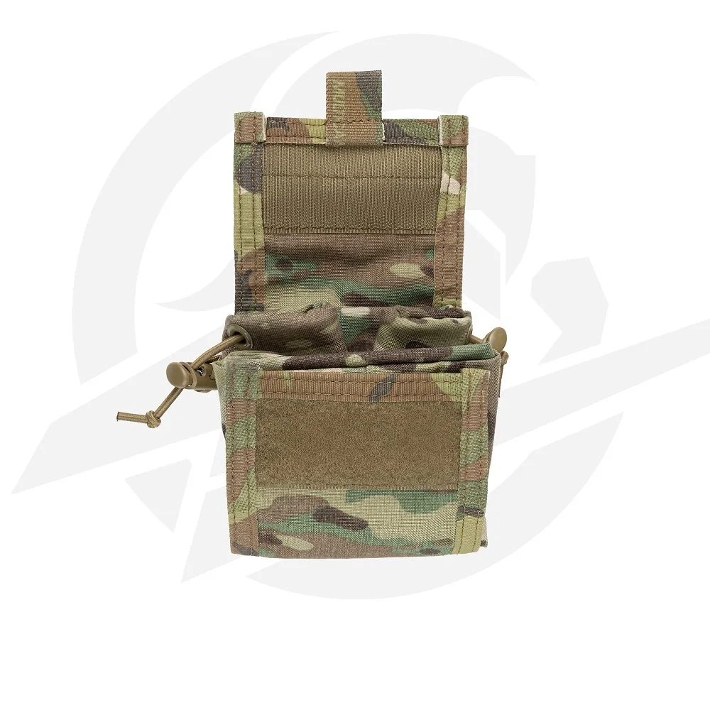 Outdoor Sports Airsoft Tactical Shooter Hunting Training Vest Belt CP Tool Storage Bag Foldable Recycling Bag