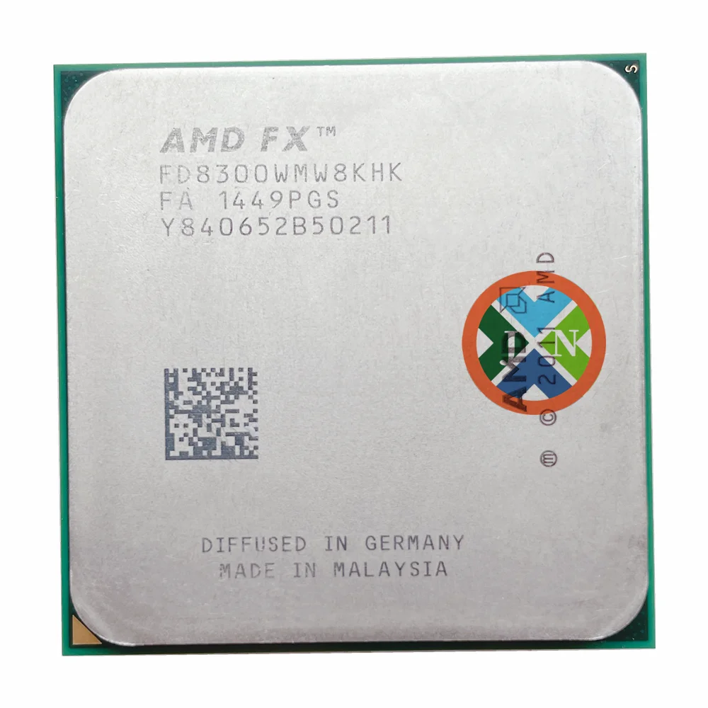 Б/у Процессор AMD FX-8300 FX 8300 FX8300, 3,3 ГГц, Восьмиядерный, 8 Мб, разъем AM3 +, ЦПУ 95 Вт