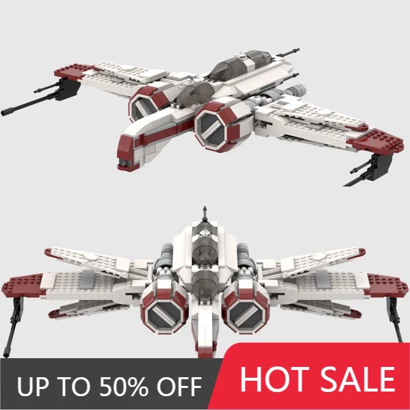 MOC ARC-170 Звездный истребитель собранный V-Wing разведывательный самолет