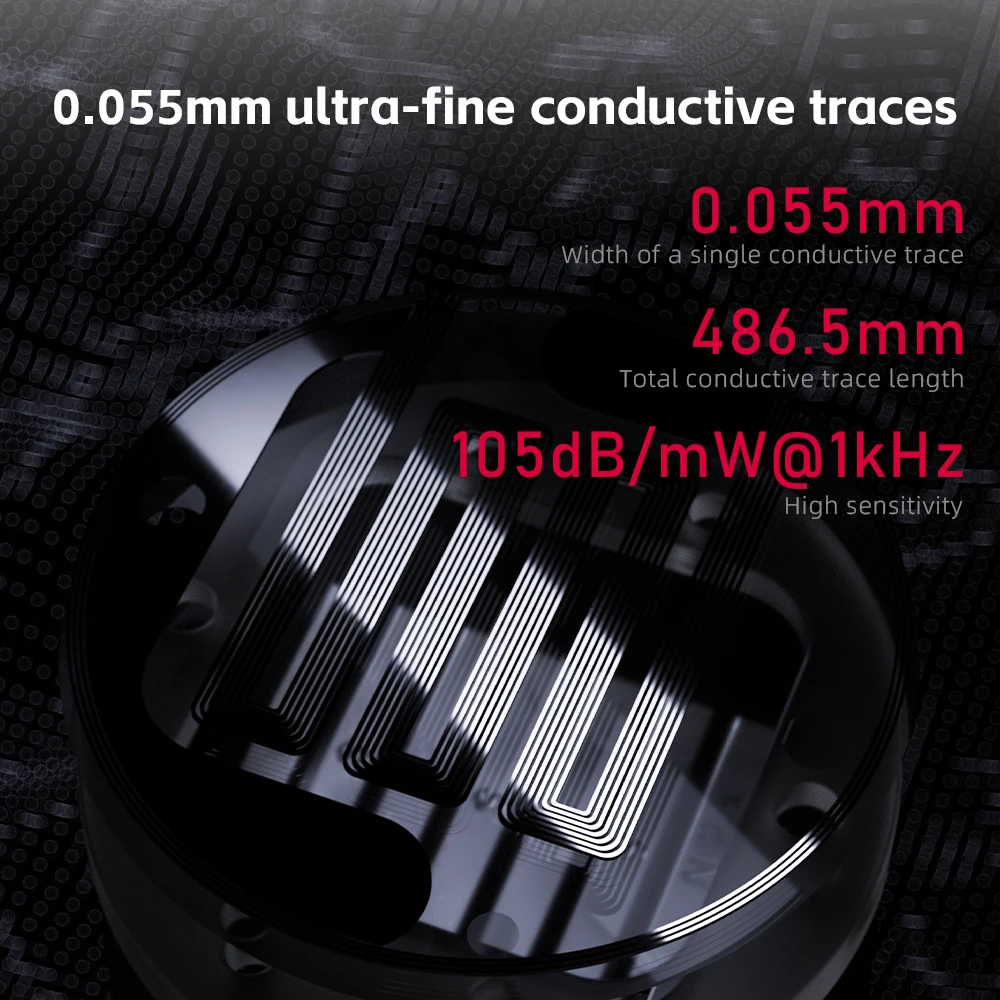 Плоский драйвер диафрагмы для наушников-вкладышей HiFi Audio