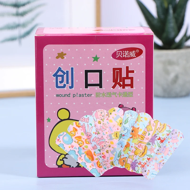 100 шт. водостойкие Пластыри для остановки кровотечения