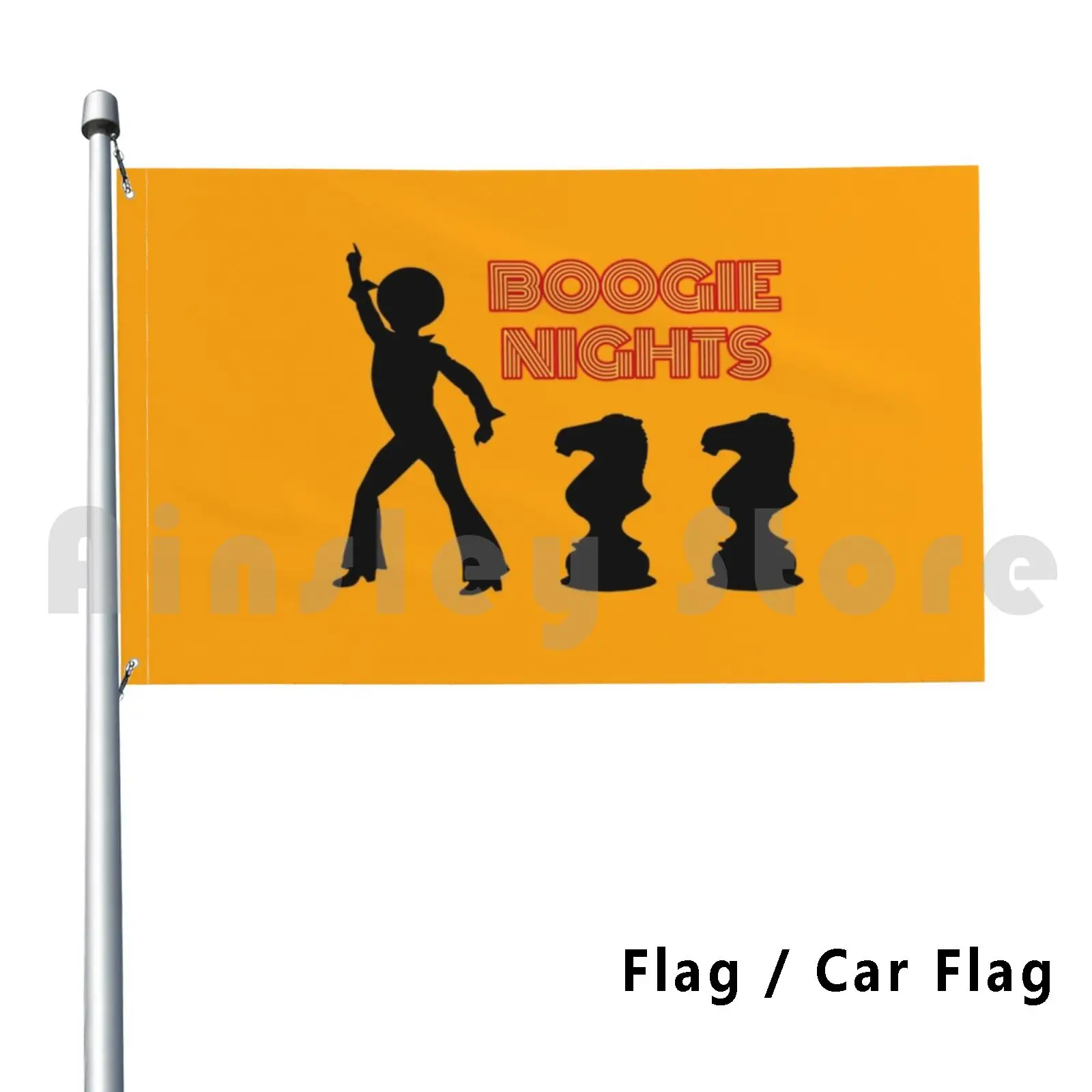 Буги-найтс Пиктограмма Плакат с фильмом для уличного декора, флаг для автомобиля, кино.
