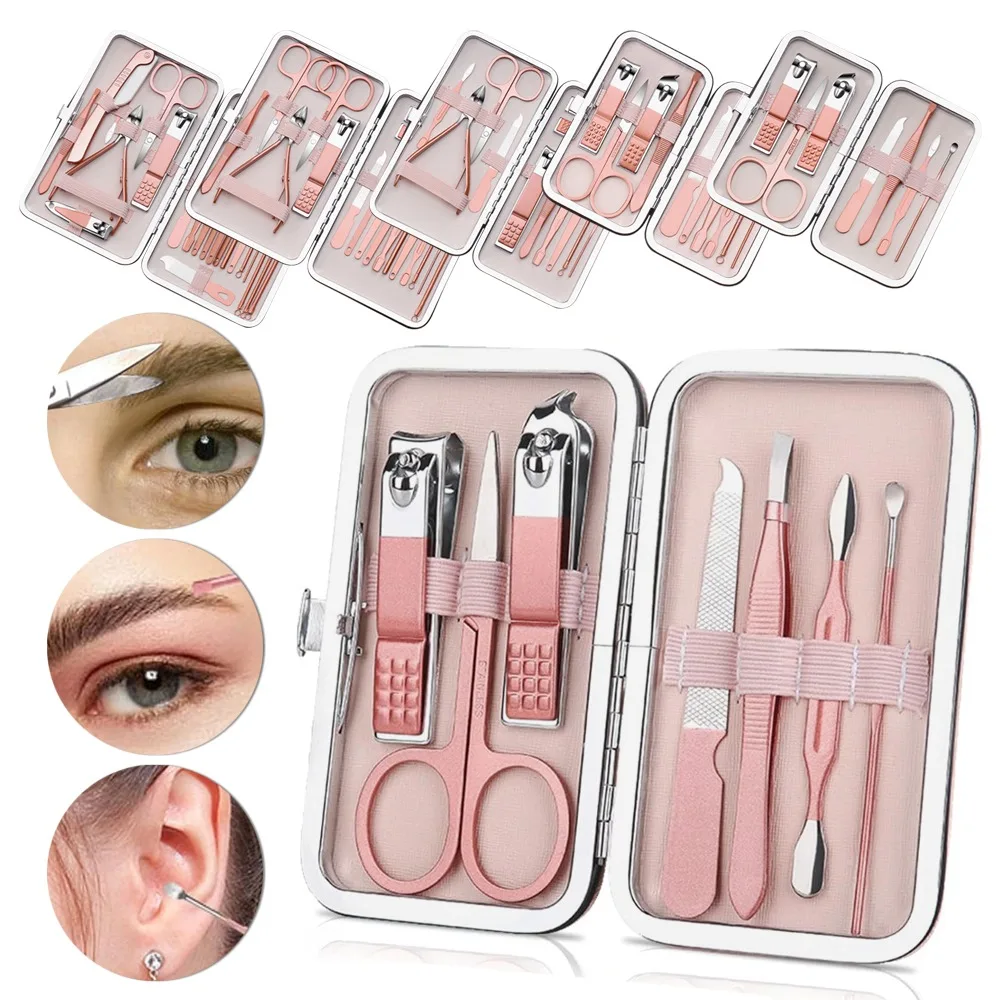 Машинка для стрижки ногтей из нержавеющей стали маникюрный набор инструменты