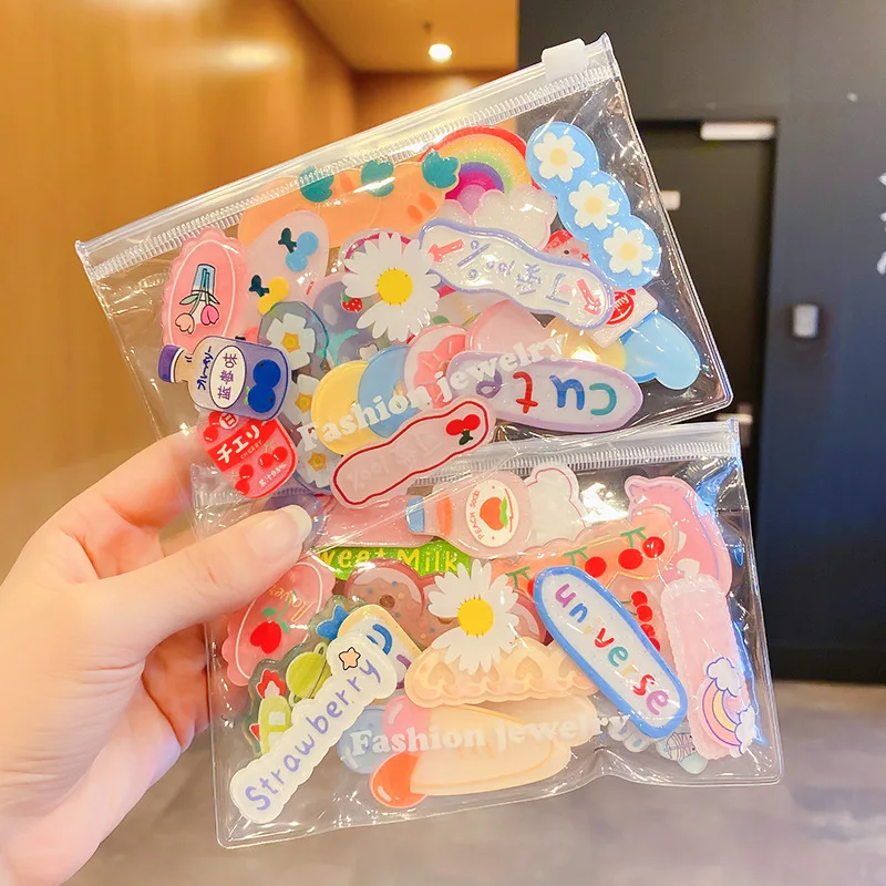 

Children Barrettes Cartoon Baby Barrettes Cropped Hair Clip Little Girl Does Not Hurt Hair Cute Princess Wholesale Retail