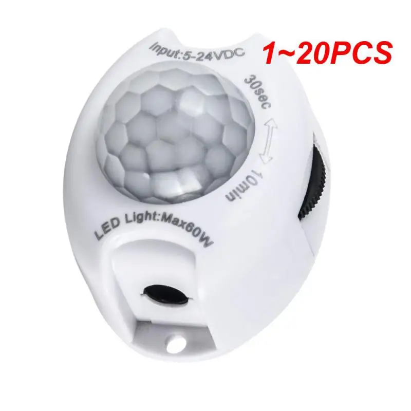 

1~20PCS CORUI Motion Sensor DC 5V 12V Light Switch Movement Detector Activated Timer Automatic PIR Motion Sensor LED Strip Light