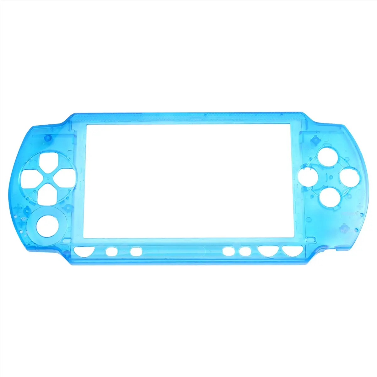 Фото Крышка верхнего корпуса SCLS для PSP1000, верхняя часть корпуса игровой консоли, передняя лицевая панель, верхний чехол, цвет: голубой (Lake Blue) №2