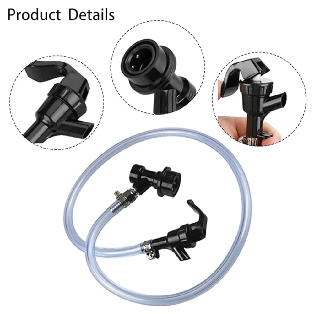 Пластиковый кран для пива с зазубриной 3/16 дюйма 2 зажима