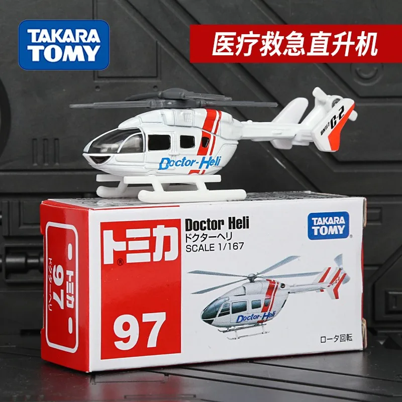 

TAKARA TOMY TOMICA Scale 1/167 Doctor Heli Helicopter 97 Alloy Diecast Metal Car Model Vehicle Toys Gifts Collect Ornaments