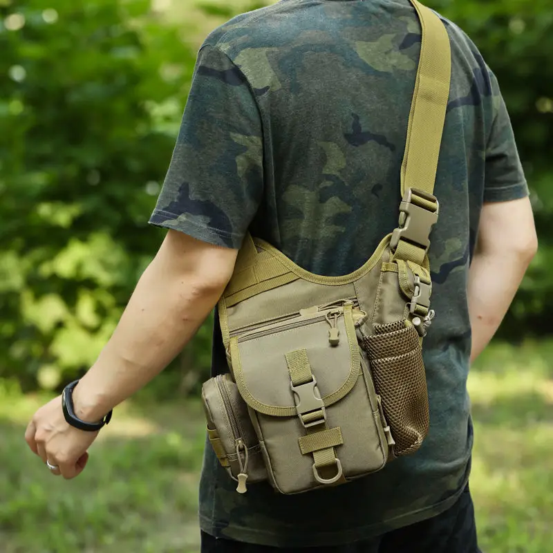 

New Military Tactical Shoulder Bag Oxford Outdoor Camera Chest Messenger Bag Waist Pack Climbing Camping Trekking Hunting Pack