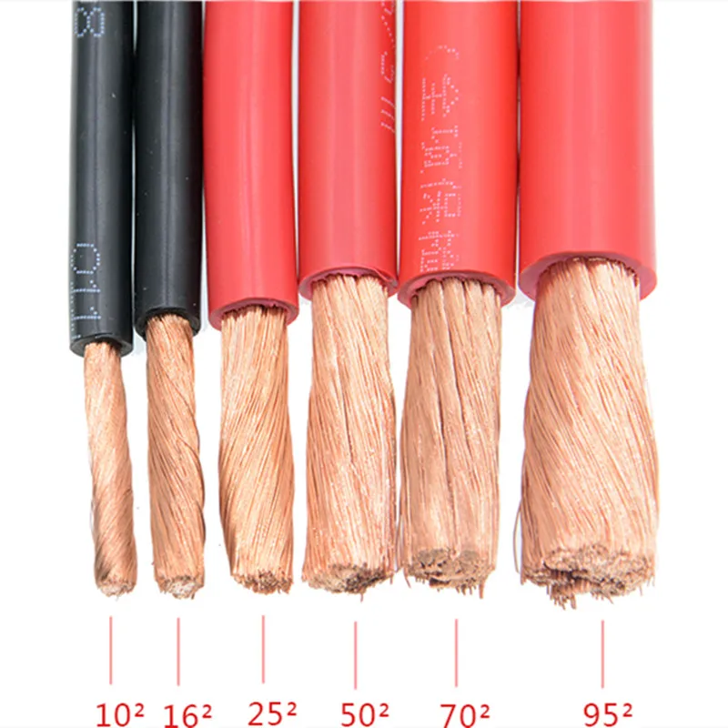 

25 35 50 70 95 мм² 10 метров электронный провод, одножильный гибкий провод с ПВХ покрытием, Удлинительный кабель для сигнала RV