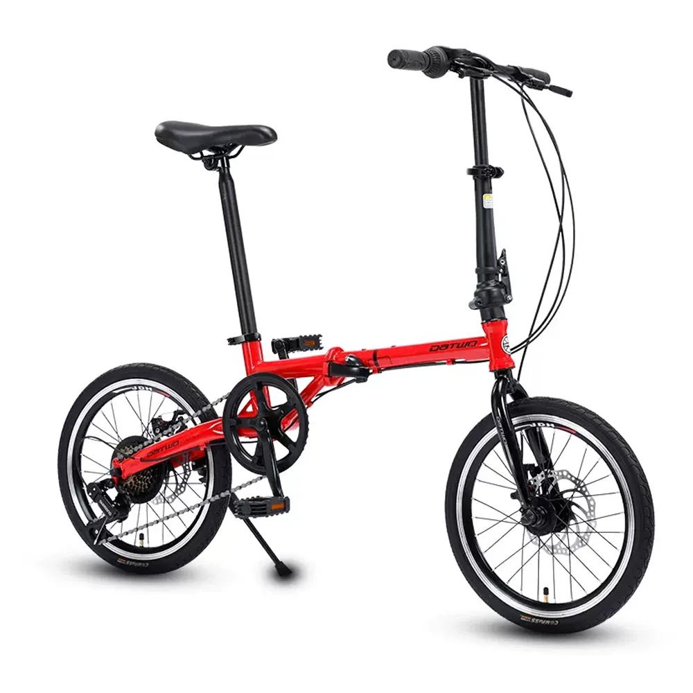 

16 Inch Folding Bicycle High Carbon Steel Men's and Women's Ultra Portable Mini Student Bike Variable Speed Adult Scooter