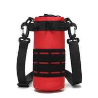 outdoor water bottle bag molle system nylon material multifunction tactical water cup cover high capacity