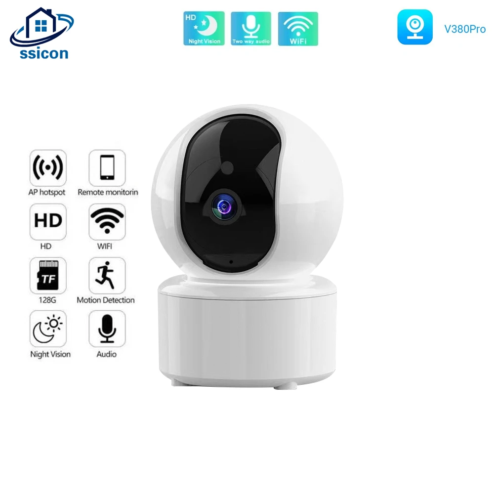 

Беспроводная камера видеонаблюдения 3 Мп V380 Pro с Wi-Fi