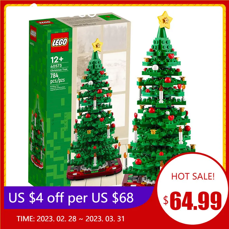 

LEGO & Рождественская елка, детский Строительный набор, строительные игрушки, подарок 40573 (476 шт.)
