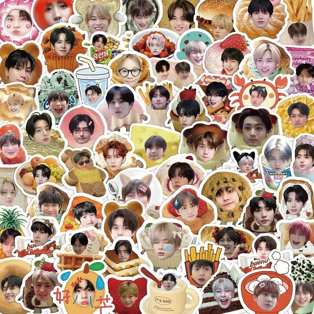 100 шт. наклейки Kpop JAKE, NI-KI JUNGWON HEESEUNG SUNOO SUNGHOON