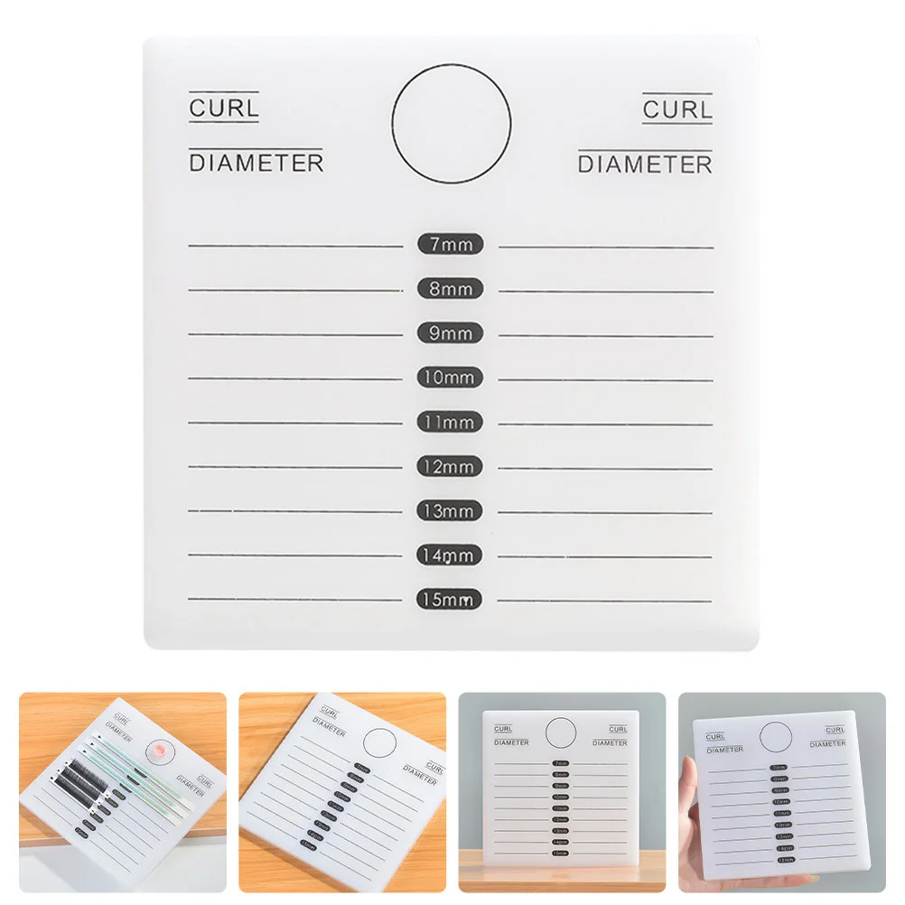 

Eyelash Pallet Glue Board Grafting Extension Holder Acrylic Lash Pad Adhesive Tray Lashes Glass