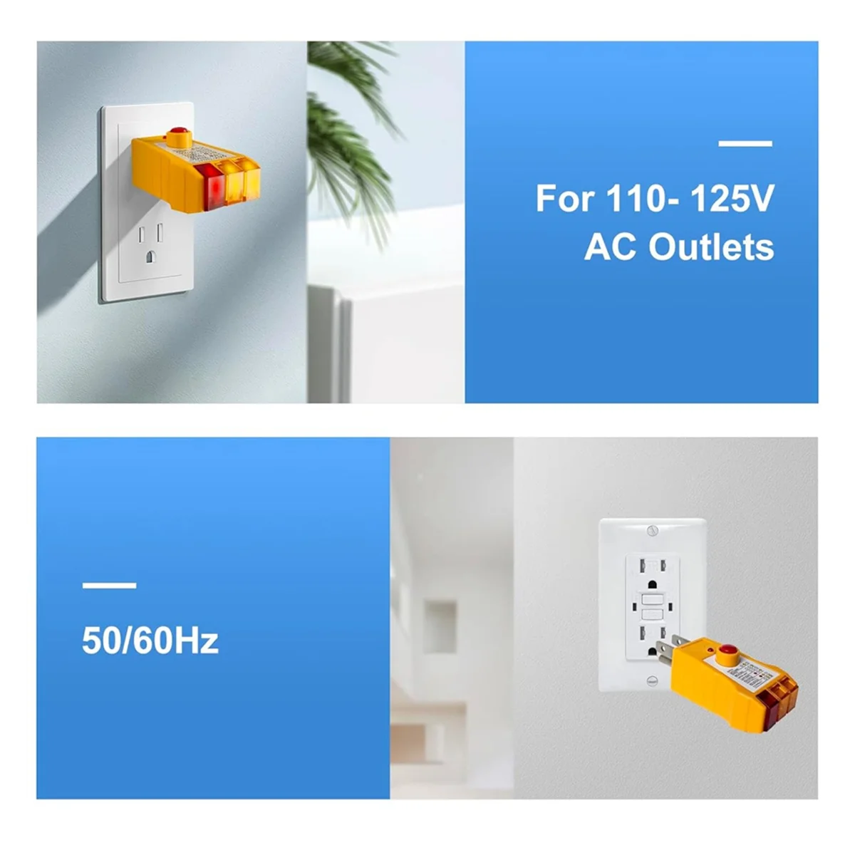 Тестер розеток для заземляющих продуктов с GFCI электрических вилки Американская