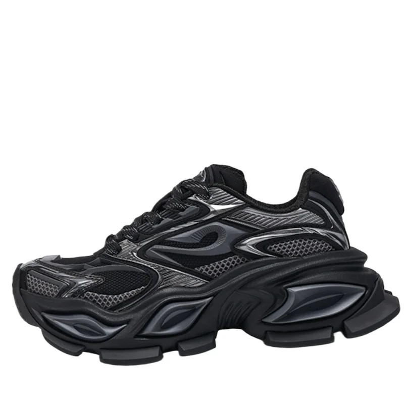 Мужская обувь для парного дизайна повседневные кроссовки на толстой платформе с