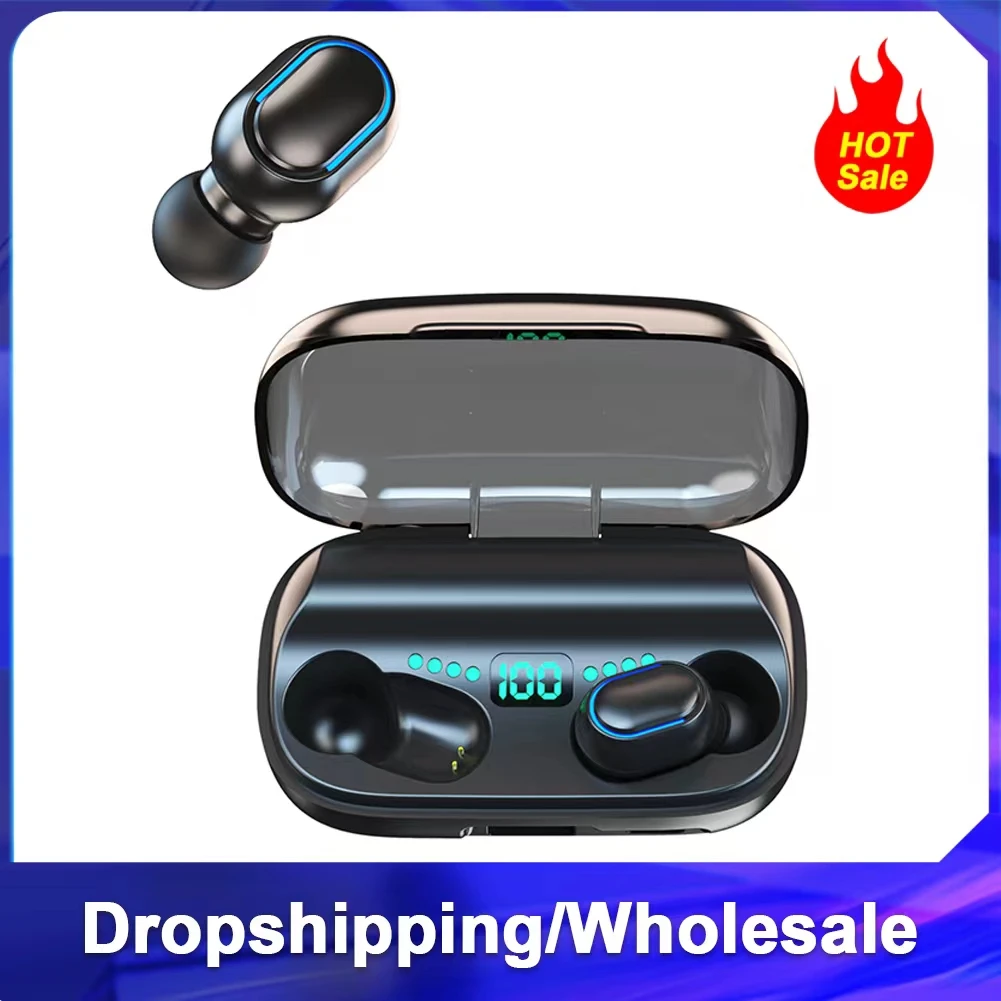 

TWS-наушники с поддержкой Bluetooth 18000 мА · ч и зарядным футляром