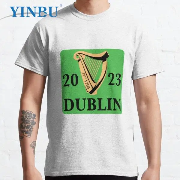 

Dublin 2023 t shirt fashion men clothing 2023 funny shirt