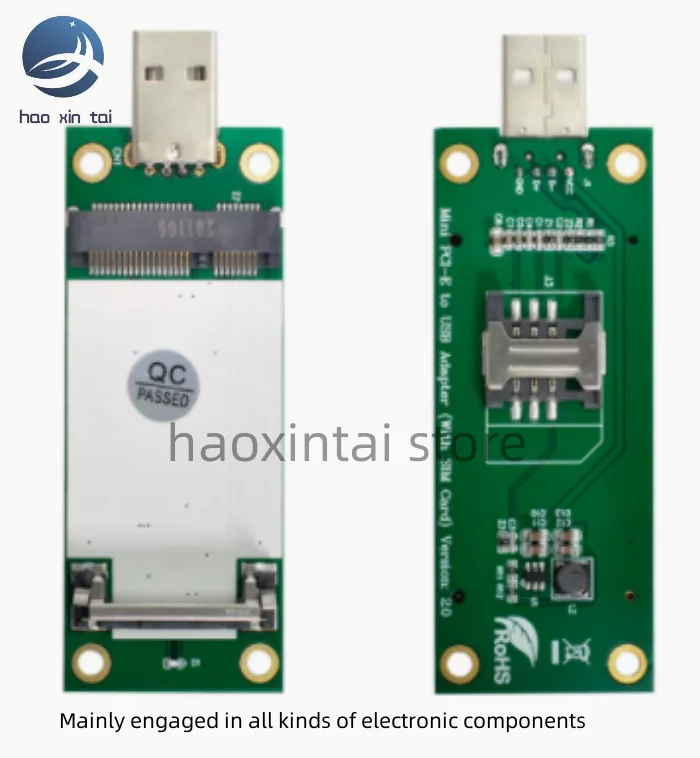 

1PCS MINI PCI-E network adapter development module USB adapter card SIM slot WWAN LTE 4G module E