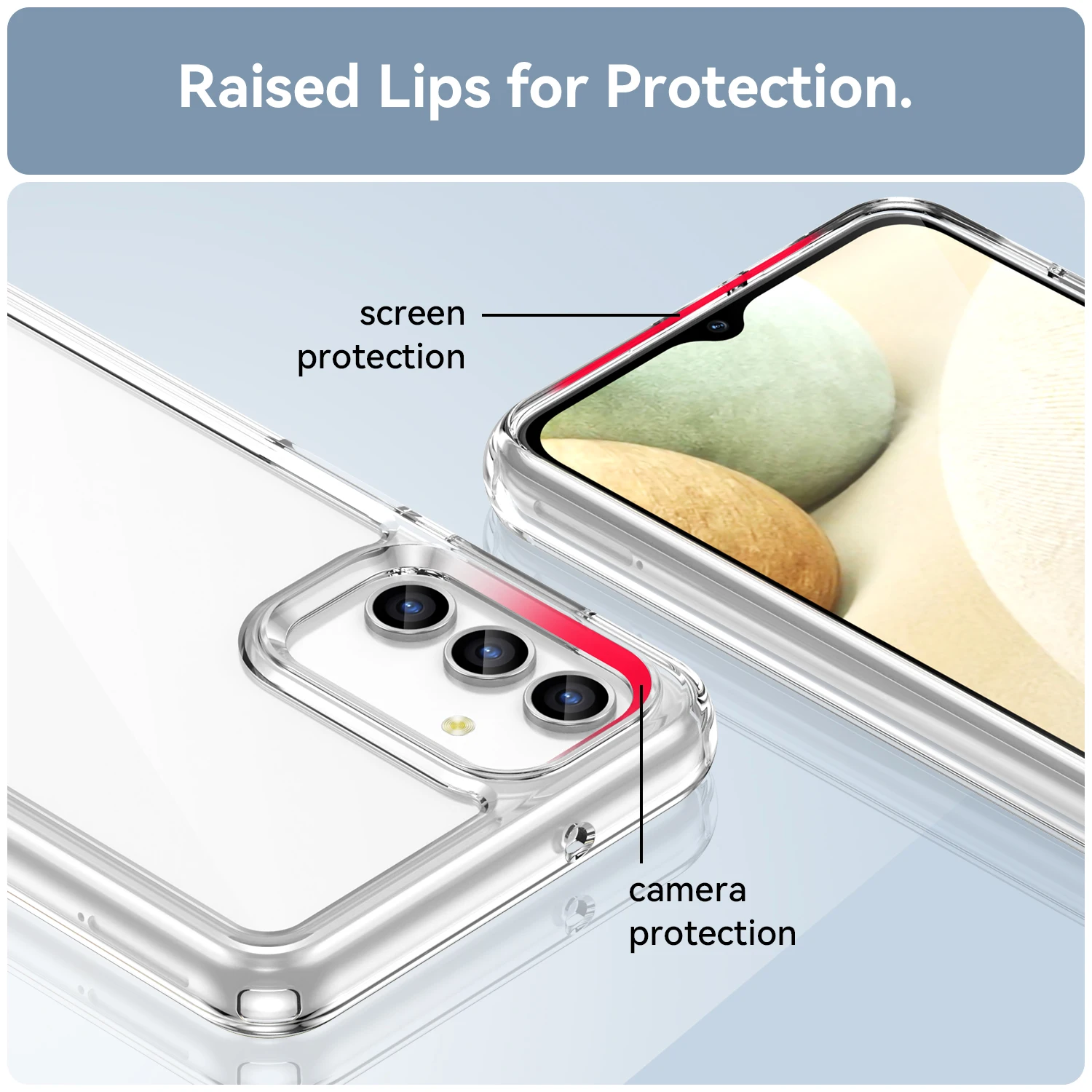 For Samsung Galaxy A13 Clear Case For Samsung Galaxy A13 A23 A53 A33 Cover Funda Hard Translucent Phone Bumper For Samsung A13