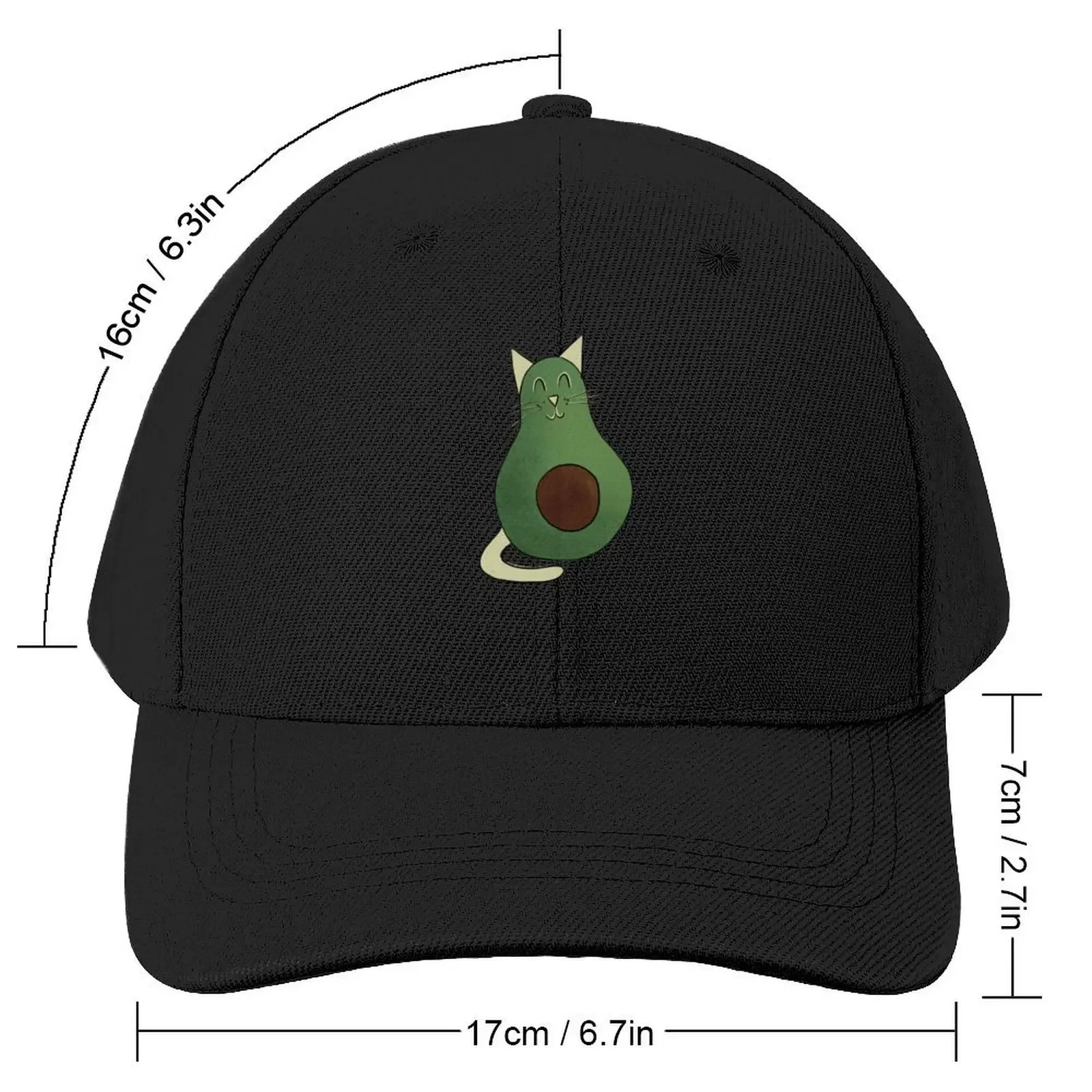 Бейсбольная кепка Avogato (Avocado Cat) для гольфа регби солнцезащитная детей мужская