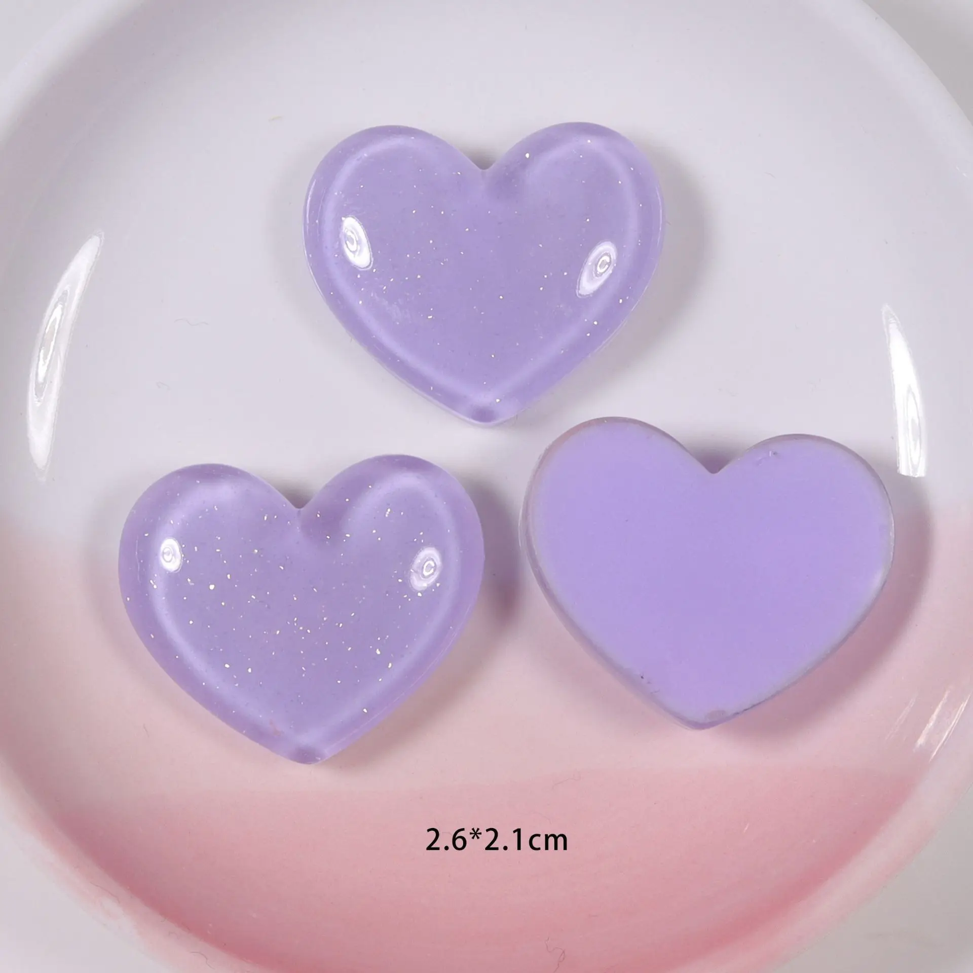 10 шт. 10 шт. новое блестящее розовое сердце с плоской задней частью, смоляный кабошон для скрапбукинга, сделай сам, ювелирные изделия, шпилька, украшения для рукоделия, аксессуары A60