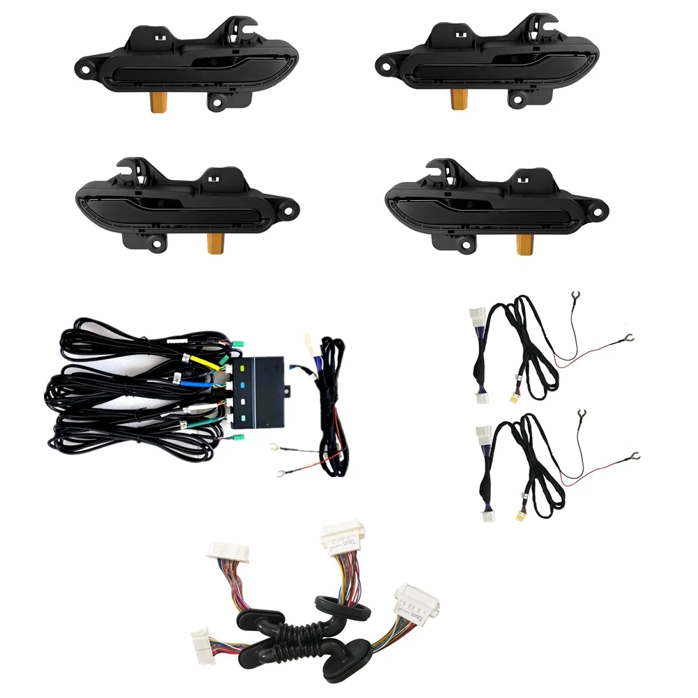 

Electric Door Handle for Model Y 2018-2022 OTA Electric Sensing Handles with Colorful LED Light Automatically Open