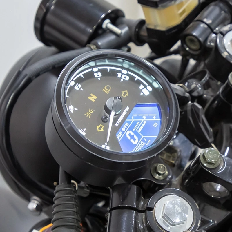 Для CG125 скутер мотоцикл спидометр тахометр панель круглый измеритель скорости
