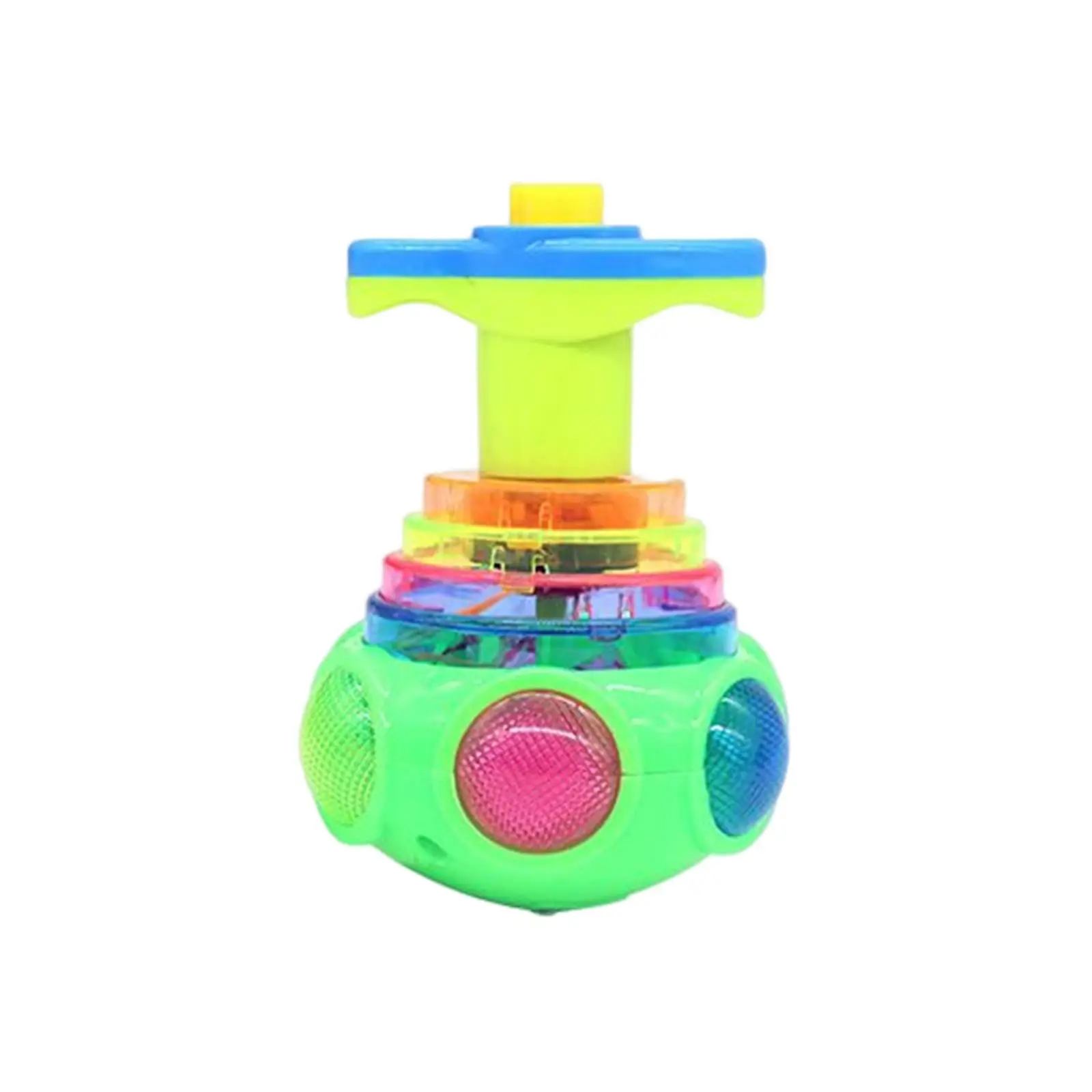 

Multicolor Spin Top Toy Spinner LED Music and Flash Light Novelty Kids Toys