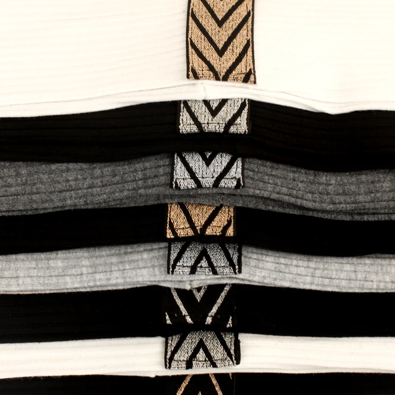 Geebro Женская лента со стрелками аксессуары модная повязка на голову вязаная