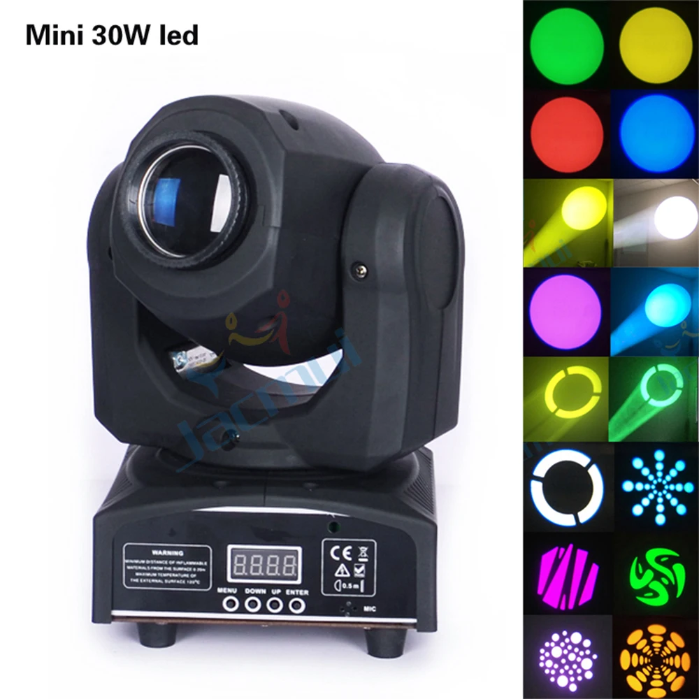 

Mini 30W led Moving Head spot Lights With Beam Gobo Effect For Stage Lighting