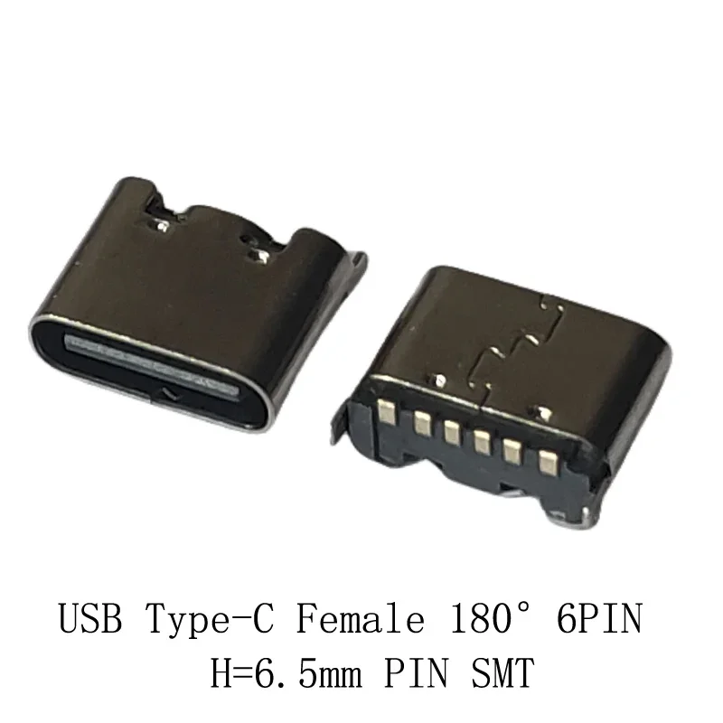 

USB 3.1 Type C разъём 6-контактный SMT 6,5 мм
