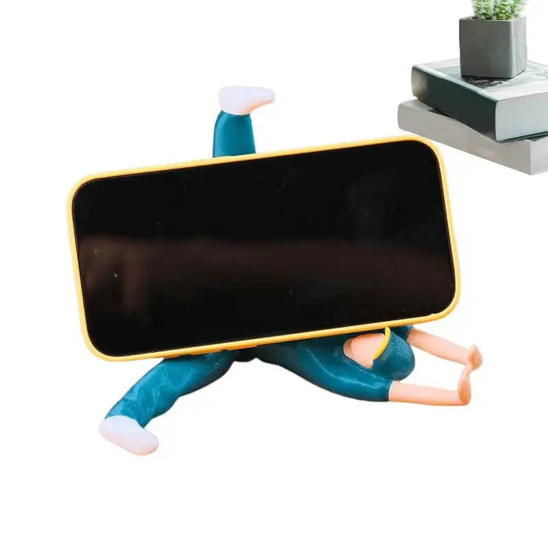 Пластиковая подставка для телефона с веселым рисунком настольное украшение