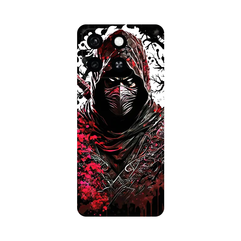 Чехол для ZTE Blade A55 2024 Мода Девушка Цветок Мягкий силиконовый бампер Задняя крышка