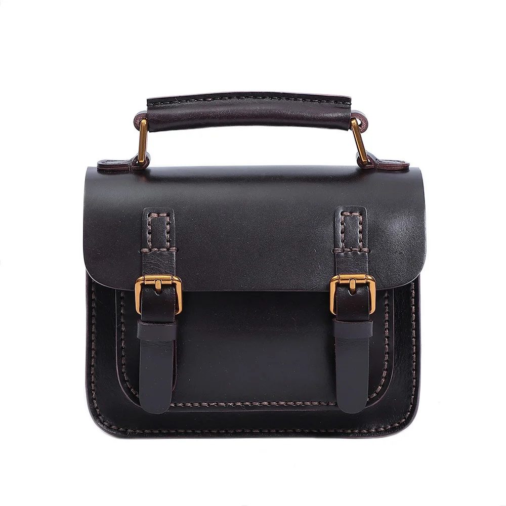 Женская сумка через плечо из натуральной кожи