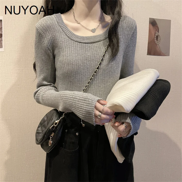 

Женская трикотажная рубашка-Топ с длинным рукавом, осень 2021