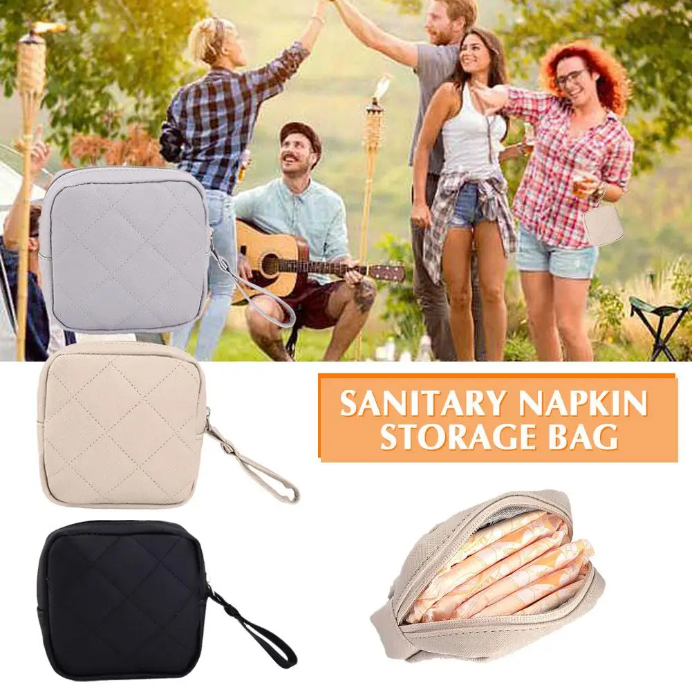 

Sanitary towel storage bag, makeup storage organizer, organization data storage cable, cosmetics, lipstick, headphones, por V4Z5