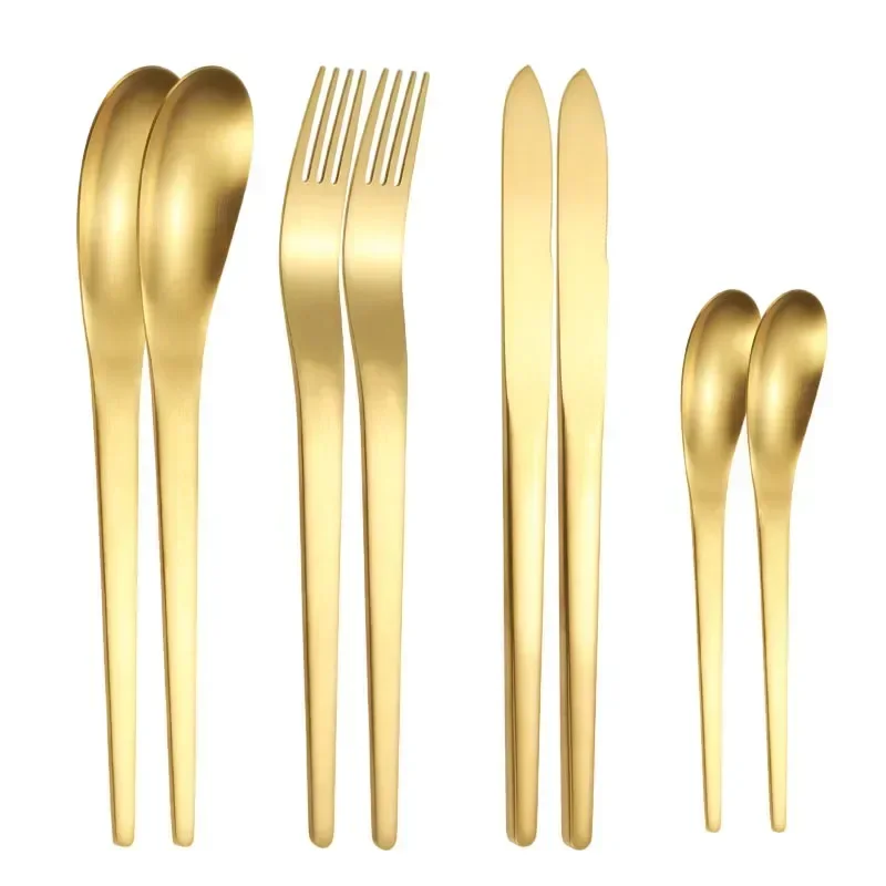 

Набор столовых приборов из нержавеющей стали 4/8/16 шт.