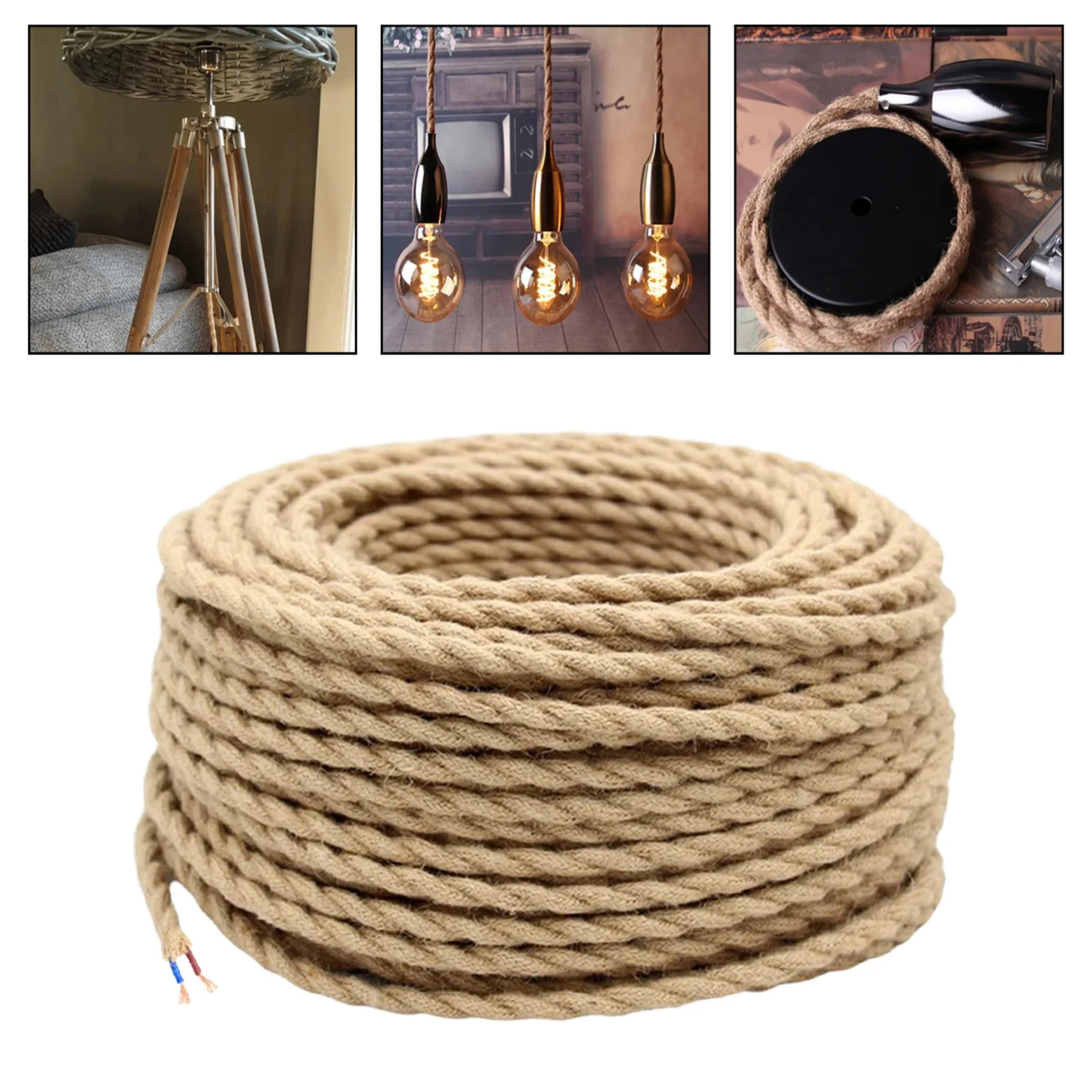 Электрический шнур потолочные светильники Проволочная веревка для настольной