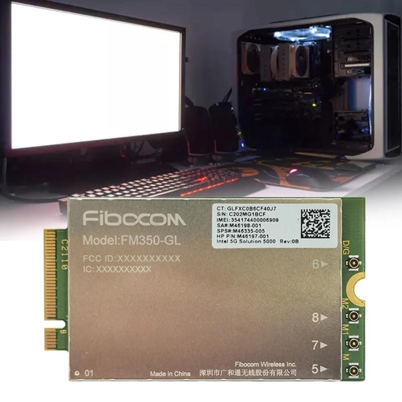 

FM350-GL 5G LTE WCDMA WWAN Card FM350-GL 4G/5G Module for Windows-Linux Systems- Dropship